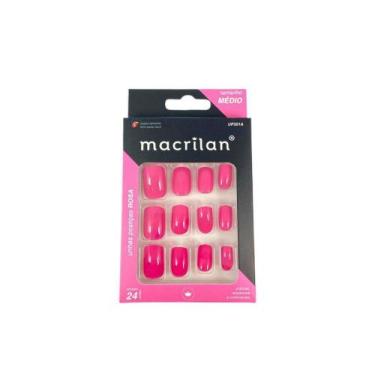 Imagem de Unhas Postiças Macrilan Rosa Médio  - UP301A