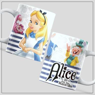 Imagem de Caneca de porcelana - Alice - Desenho - LIVE