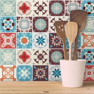 Imagem de Adesivo de Azulejo Lourdes 20x20 cm com 12un - Quartinhos