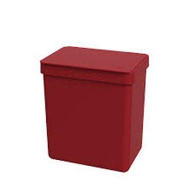 Imagem de Lixeira Brinox Vermelha 2,5 Litros