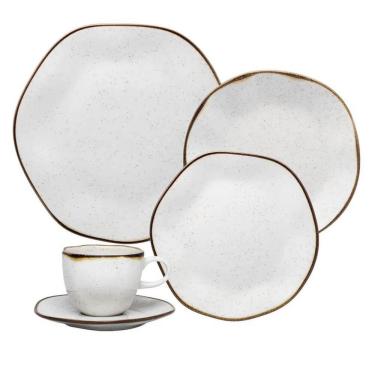 Imagem de Jogo De Jantar Em Porcelana Ryo Com 20 Peças Oxford Maresia