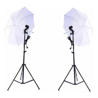 Imagem de Kit Iluminação Estúdio Newborn Luz E27 Foto Vídeo Youtuber