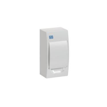 Imagem de Quadro De Distribuicao Sobrepor Tampa Branca 4 Minidisjuntores - Weg