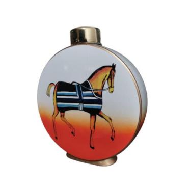 Imagem de Potiche Maior Porcelana Desenho Cavalo Impecavel Formosa - LUXdecor Ca
