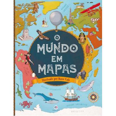 Imagem de Livro - O mundo em mapas