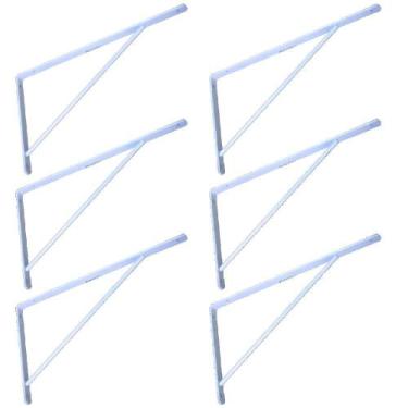 Imagem de Cantoneira Reforçada Epóxi Soldada 25cm com 6 Unidades EVALD