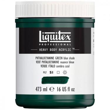 Imagem de Tinta Acrílica Phthalo Green B Heavy Body 317 473ml Liquitex