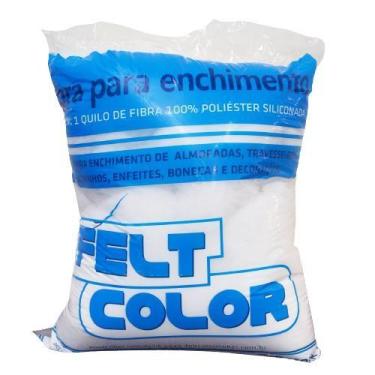 Imagem de Fibra Siliconada Feltcolor 100% Poliéster - 1kg - Ober