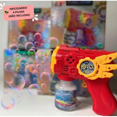 Imagem de Máquina Lança Bolha De Sabão, Automática, Colorido, Brinquedo Infantil