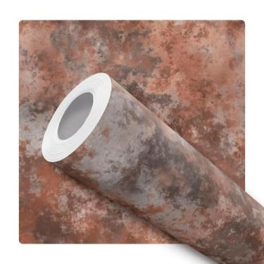 Imagem de Papel De Parede Adesivo Lavável Escritório Ferrugem Sala Quarto  - DEL