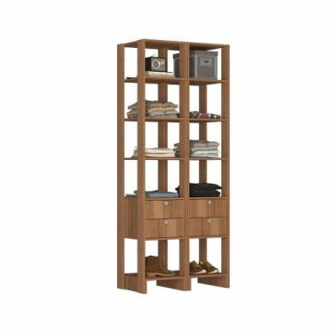 Imagem de Closet com 4 Gavetas e 10 nichos EY106-106 Linha Yes Emovell, Montana