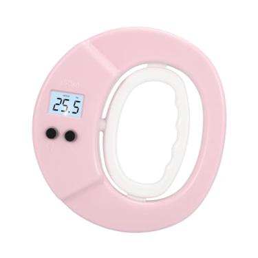 Imagem de Deevoka Testador de força de preensão, exercitador de fortalecimento portátil, dinamômetro eletrônico de mão para exercícios esportivos, academia, Rosa