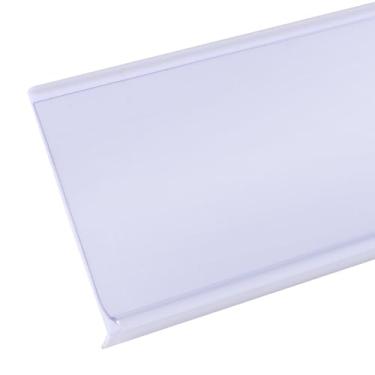 Imagem de Tiras de etiqueta de prateleira, pacote com 50 adesivos Pro Painter de 3,5 cm de altura para prateleira de gôndola de plástico, metal e madeira, suporte de placa frontal de plástico