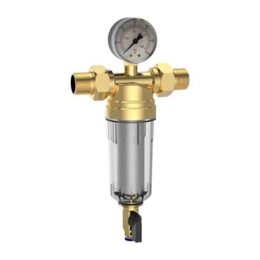 Imagem de YWJLQH Filtro de retrolavagem Filtro de água de sedimentos de pré-filtração Carcaça de filtro de água para cozinha, Ponto G6