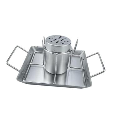 Imagem de Generic Suporte para Assar Frango em Lata de Cerveja, Grelha Reutilizável para Caminhadas, E Acampamento