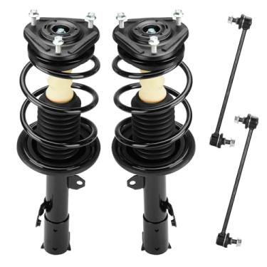 Imagem de Suporte de mola frontal e elos de barra oscilante adequados para Pontiac Vibe 2009-2010, Toyota Corolla 2010-2013, Toyota Matrix 2009-2013, substituto de amortecedor e estabilizador para 572598,