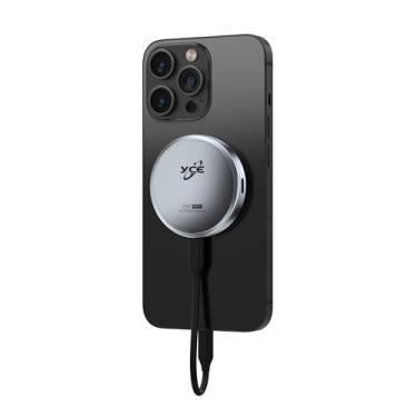 Imagem de Gabinete magnético M.2 2230 NVME SSD – Armazenamento externo para todas as séries de iPhone 15/16/17, USB C 3.2 Gen2 10Gbps para adaptador NVMe, carregamento PD de 100 W, capa SSD externa de alumínio