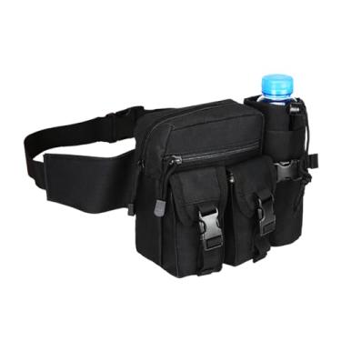 Imagem de Bolsa de cintura tática, pochete com suporte para garrafa de água, bolsa de ombro à prova d'água SYIDINZN para uso ao ar livre para ciclismo, acampamento, escalada, caminhadas, caminhadas, corrida