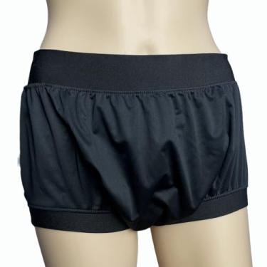 Imagem de Capa de fralda para adultos para incontinência, calça de látex à prova d'água com uma camada de algodão levemente absorvente, calça de plástico antiruído, reutilizável e lavável (alongada (sem algodão), GG)