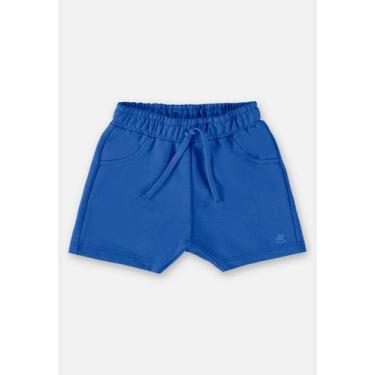 Imagem de Short Básico para Bebê Menino em Moletom Up Baby, Azul, M