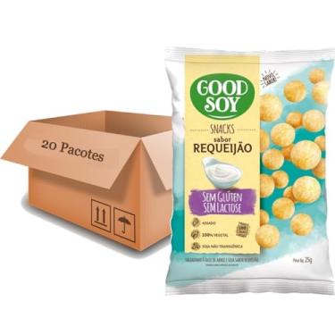 Imagem de Kit c/ 20und Snacks de Soja GOODSOY Sabor Requeijao 25g