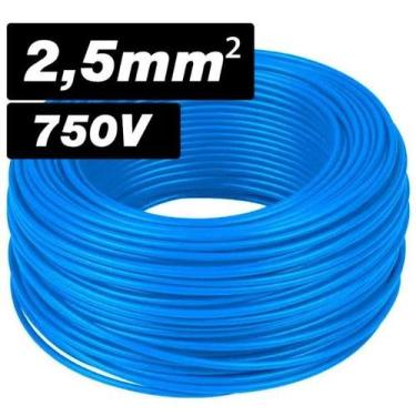 Imagem de Fio Elétrico 2,5mm Cabo Flexível Rolo 10 Metros 100% Cobre Deboxe