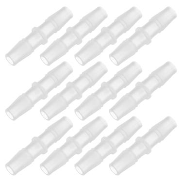 Imagem de PATIKIL 1/10.2 cm - 1/7.6 cm 12 peças de acessórios de farpa de mangueira de plástico, acessórios de tubo redutor, adaptador de tubulação, kit de junta de emenda de união para sistema de ar gás água