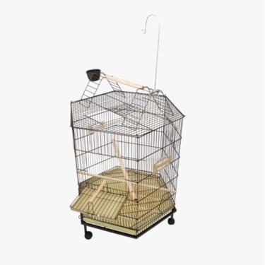 Imagem de Viveiro Para Calopsita Mansa Luxo Cor:Ouro