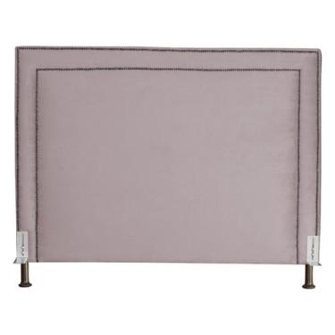 Imagem de Cabeceira de Cama Box Estofada 160 cm Queen Viviane Veludo - Fina Mobí