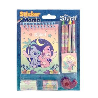 Imagem de Livro - Disney - Sticker Mania - Stitch
