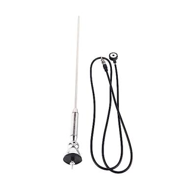 Imagem de Antena aérea universal am/fm para teto de carro, antenas automotivas aéreas, haste macia de base giratória de 180 graus para carro de caminhão