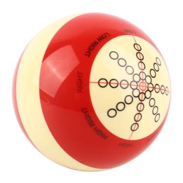 Imagem de Bola de sinuca para prática de piscina, bola de taco de bilhar de treinamento padrão resistente para oito bolas de bilhar dos EUA