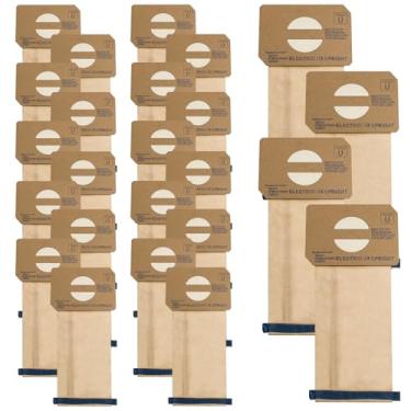 Imagem de Pacote com 24 sacos de substituição para aspirador de pó de micro filtragem para aspiradores eletrolux vertical U e Aerus | Serve para Discovery II, Lux 4000, Ultralux, Genesis, Prolux, Epic 3500