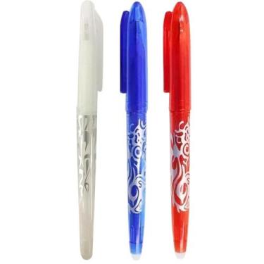 Imagem de Caneta Apagavel Kit 3 Canetas Fantasminha Para Tecido Artesanato Marca