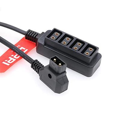 Imagem de DRRI Divisor adaptador de hub D-tap para 4 portas fêmea Dtap P-Tap para bateria Anton Bauer V-Mount/monitor SmallHD