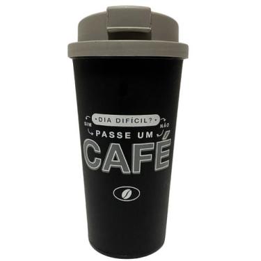 Imagem de Copo Café C/ Tampa Bucks 500ml Estampado Frases Profissões - Uatt, Urb