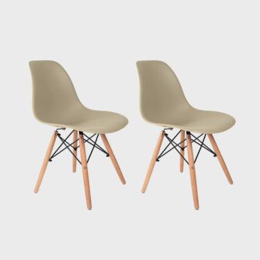 Imagem de Conjunto 2 Cadeiras para Sala de Jantar Eames Eiffel Dkr Fendi