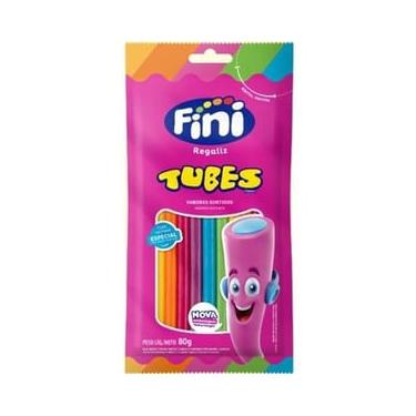 Imagem de Bala Fini Tubes Sabores Sortidos Embalagem 80g