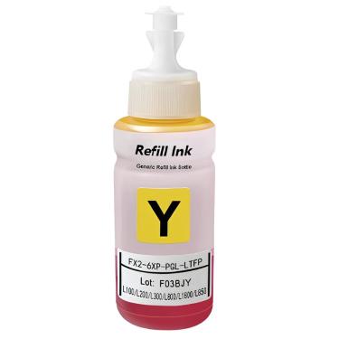 Imagem de Refil de Tinta Para Epson L4160 T504420 Yellow Compatível