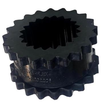 Imagem de Manga de acoplamento elastômero 7JE para S-Flex Sure Flex Gear Sleeve Design sólido, 11 cm OD, 5,6 cm de comprimento do elastômero, torque nominal de 1,841 cm-lbs