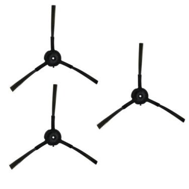 Imagem de Kit 3un Escova Rotativa Frontal Direita Compatível com Robô Aspirador 