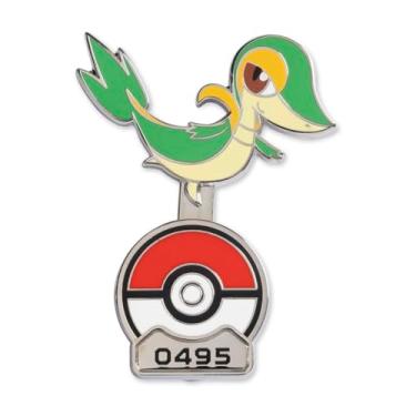 Imagem de Pokémon Center: Pinos da Galeria Pokémon: Broche Snivy, 0, liga de zinco/esmalte duro, Sem Pedra Preciosa