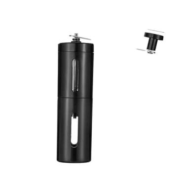 Imagem de Moedor De Café Manual Em Aço Inox E Cerâmica Com Ajuste De Moagem Portátil Grãos(Preto)