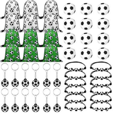 Imagem de Conjunto de lembrancinhas com tema aberto de futebol, 48 unidades com 