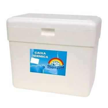 Imagem de Caixa de isopor térmica diversos tamanhos - Isoterm, 18L.