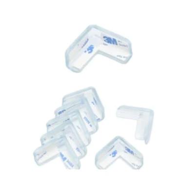 Imagem de Kit com 24 Protetores de Quina em Silicone Redondo | Segurança para Crianças e Bebês | Fácil Instalação e Alta Proteção