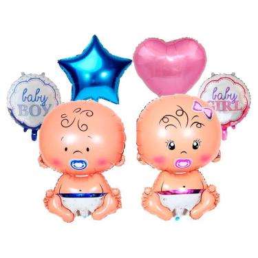 Imagem de Buquê Balão Chá De Revelação - 5 Unidades Gênero Feminino