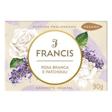 Imagem de Kit c/ 4 Sabonete barra Francis Rosas brancas patchouli 90g