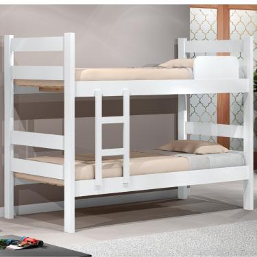 Imagem de Beliche em MDF Prisma Plus JeA Móveis - Branco