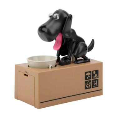 Imagem de Cofrinho Eletrônico Infantil Formato De Cachorro Que Come Moedas - Oba